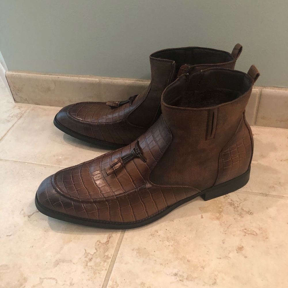 Brown Leather Boots